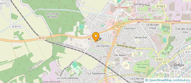 localisation de l'entreprise MONSIEUR JEAN ZIHOUNE à DREUX