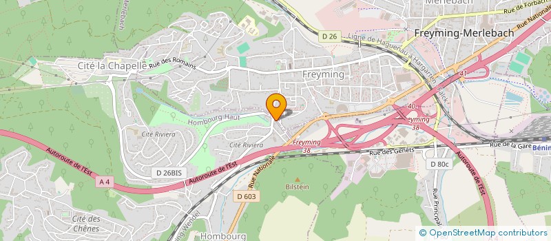 localisation de l'entreprise MONSIEUR JEAN ZINN  HOMBOURG-HAUT