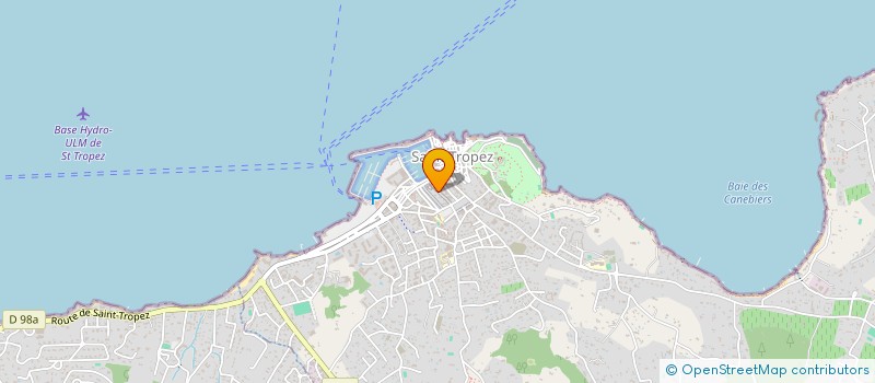 localisation de l'entreprise MONSIEUR JEAN ZUFFERY  SAINT-TROPEZ
