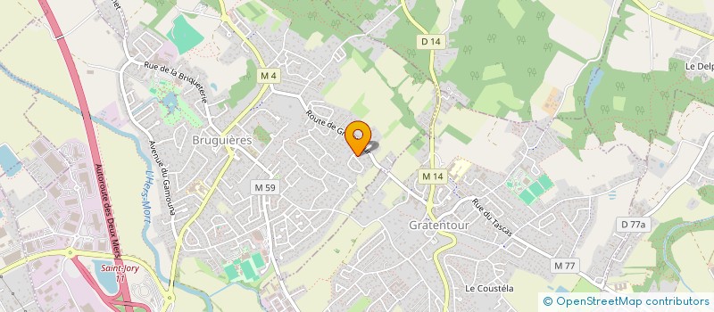 localisation de l'entreprise MONSIEUR JEAN ZURDO  BRUGUIERES