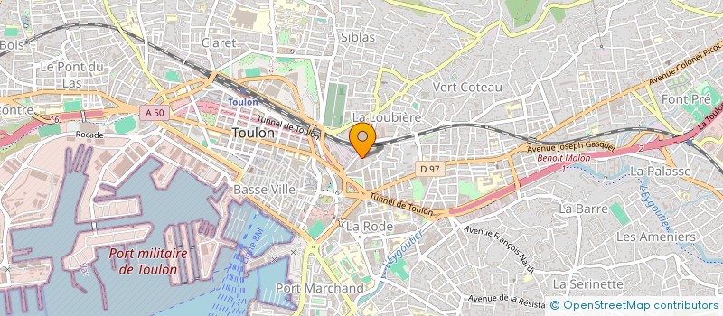 localisation de l'entreprise MONSIEUR JEAN ZWICKEL  TOULON