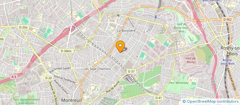 localisation de l'entreprise MONSIEUR JEANBAPTISTE MILLIE à MONTREUIL