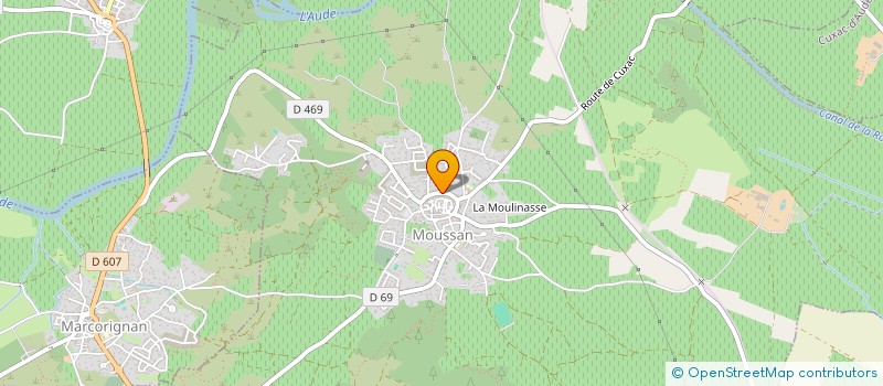 localisation de l'entreprise MONSIEUR JEANCHARLES RIBO à MOUSSAN