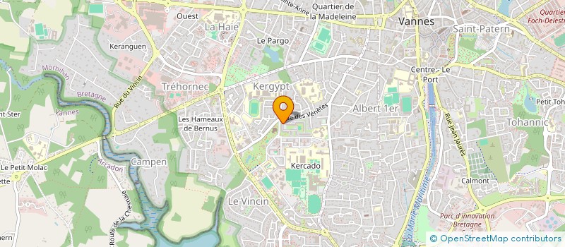 localisation de l'entreprise MONSIEUR JEANCY MATA KINZONZI à VANNES