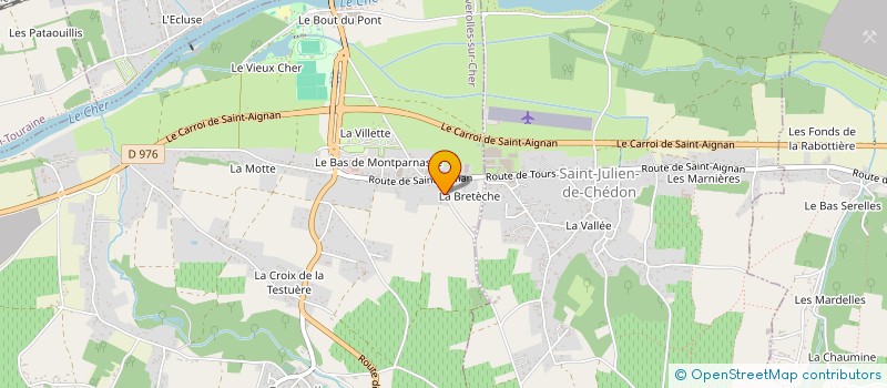 localisation de l'entreprise MONSIEUR JEANFRANCOIS POULAIN  FAVEROLLES-SUR-CHER