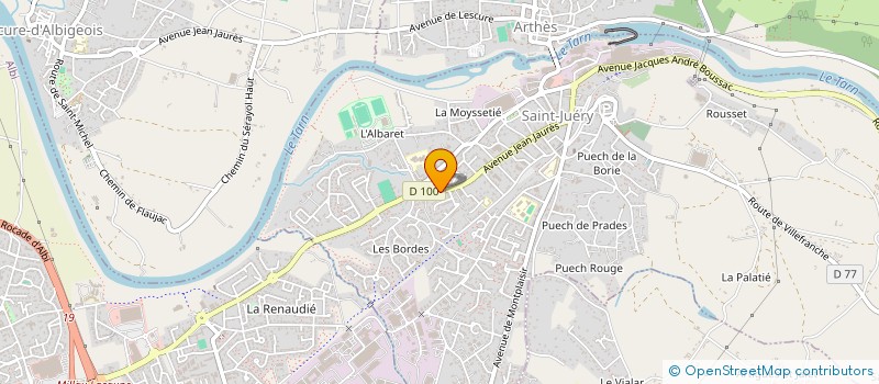 localisation de l'entreprise MONSIEUR JEANFREDERIC REYNES  SAINT-JUERY