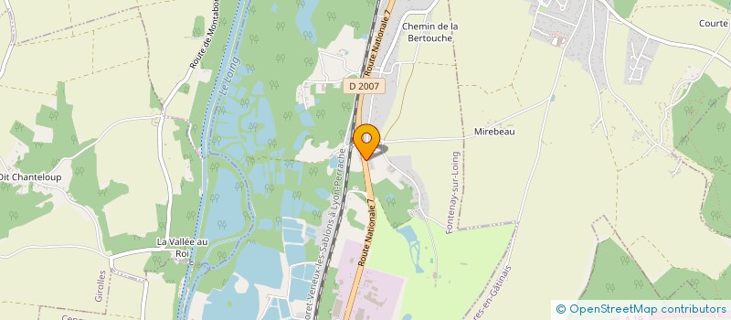 localisation de l'entreprise MONSIEUR JEANGO NIESS  FONTENAY-SUR-LOING
