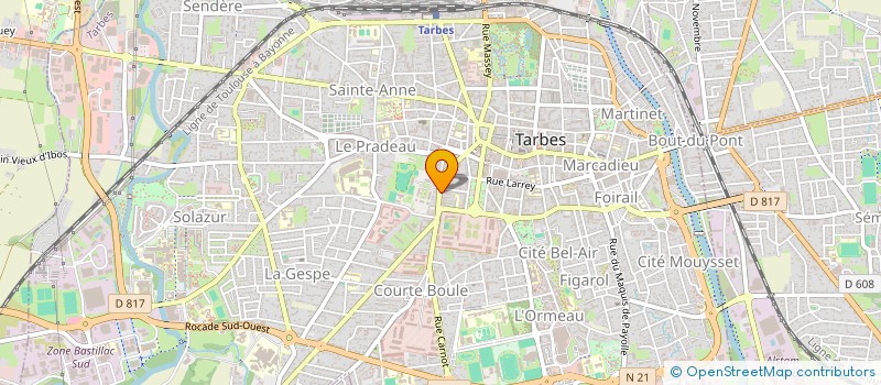 localisation de l'entreprise MONSIEUR JEANIF DJOE  TARBES