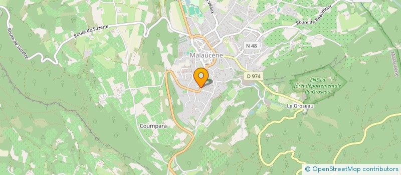 localisation de l'entreprise MONSIEUR JEANLOUIS BAUMGARTNER  BEDARRIDES