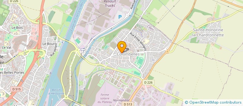 localisation de l'entreprise MONSIEUR JEANLOUIS BERTOMEU  COLOMBELLES