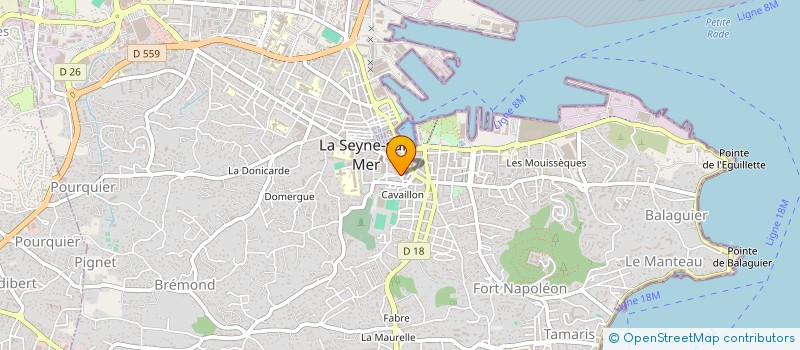 localisation de l'entreprise MONSIEUR JEANLOUIS MARIMON-SEBASTIA à LA SEYNE-SUR-MER