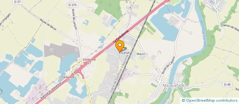 localisation de l'entreprise MONSIEUR JEANLUC BALARD  CARBONNE