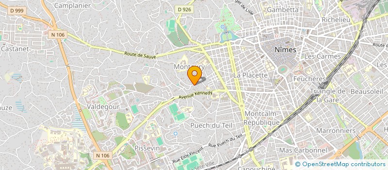 localisation de l'entreprise MONSIEUR JEANLUC FORCADA  NIMES