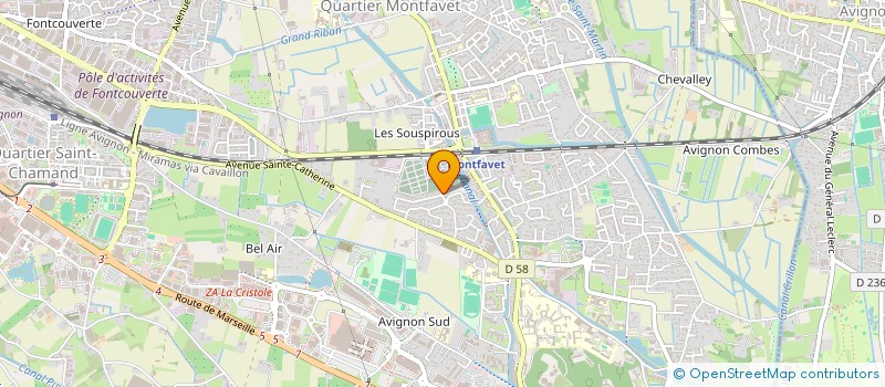 localisation de l'entreprise MONSIEUR JEANLUC QUEYLA  AVIGNON