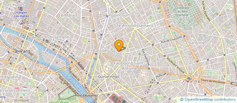 localisation de l'entreprise MONSIEUR JEANNE CARBONNE  PARIS