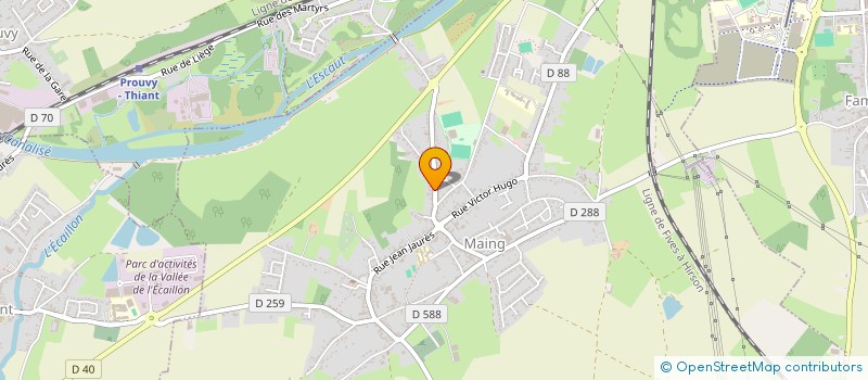 localisation de l'entreprise MONSIEUR JEANNE DEMOUSSEL  MAING