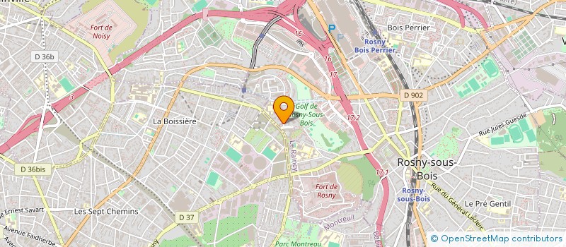 localisation de l'entreprise MONSIEUR JEANNE NIAVET à ROSNY-SOUS-BOIS