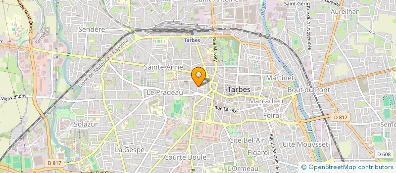 localisation de l'entreprise MONSIEUR JEANNE RABIER  TARBES