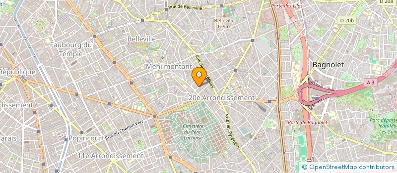 localisation de l'entreprise MONSIEUR JEANNE SIMONE  PARIS