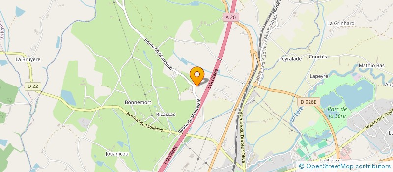 localisation de l'entreprise MONSIEUR JEANNETTE CAVORETTO  CAUSSADE