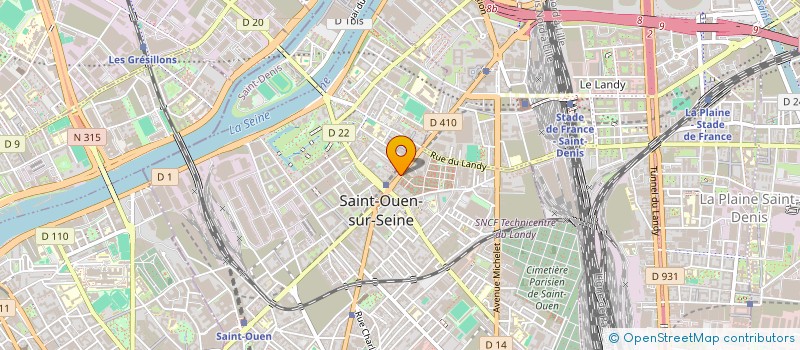 localisation de l'entreprise MONSIEUR JEANNOEL DELORY à SAINT-OUEN-SUR-SEINE