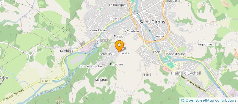 localisation de l'entreprise MONSIEUR JEANNOT AJALON à SAINT-GIRONS