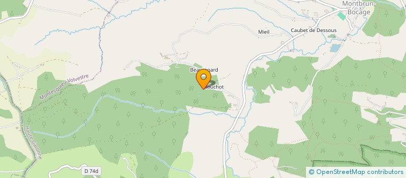 localisation de l'entreprise MONSIEUR JEANNOT BOMBAIL  MASSABRAC