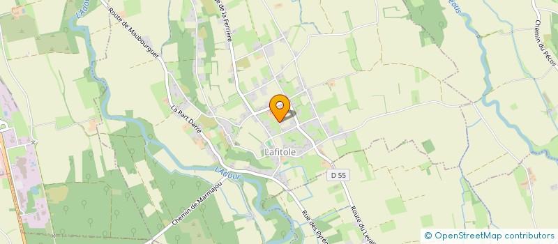 localisation de l'entreprise MONSIEUR JEANNOT CAZABAT  LAFITOLE