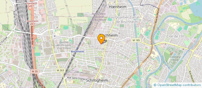 localisation de l'entreprise MONSIEUR JEANNOT J'ESPERE  BISCHHEIM