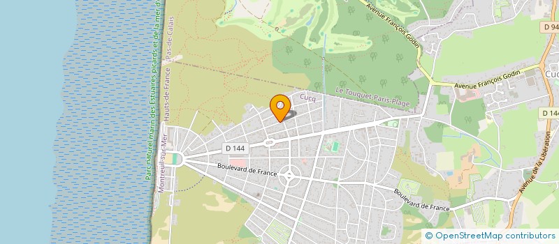 localisation de l'entreprise MONSIEUR JEANNOT NOURRY  CUCQ