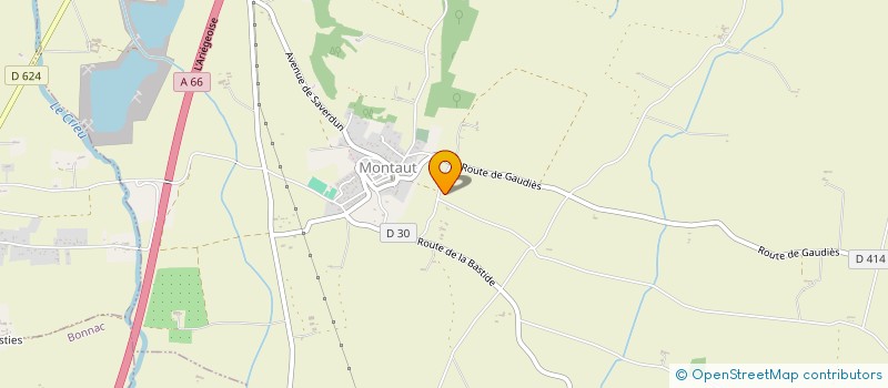 localisation de l'entreprise MONSIEUR JEANNOT PUJOL à MONTAUT