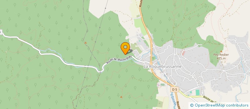 localisation de l'entreprise MONSIEUR JEANNOT TOSELLO  ROQUEBRUSSANNE LA