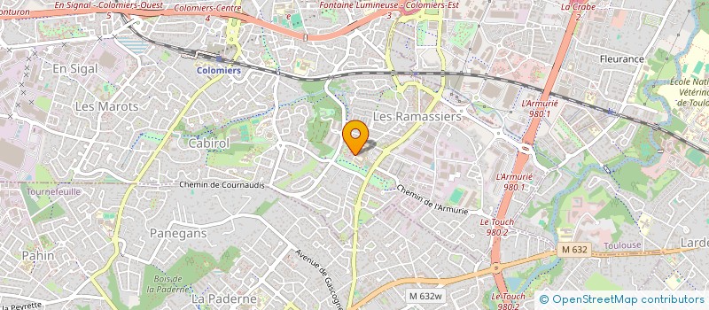 localisation de l'entreprise MONSIEUR JEANNY FRAUMENS à COLOMIERS