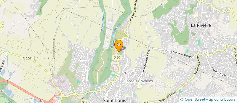 localisation de l'entreprise MONSIEUR JEANNY TROCA  SAINT-LOUIS