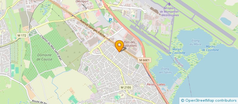 localisation de l'entreprise MONSIEUR JEANOT DENGERMA  PEROLS