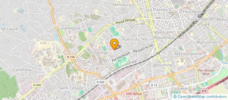 localisation de l'entreprise MONSIEUR JEANOT SIVAME  NIMES