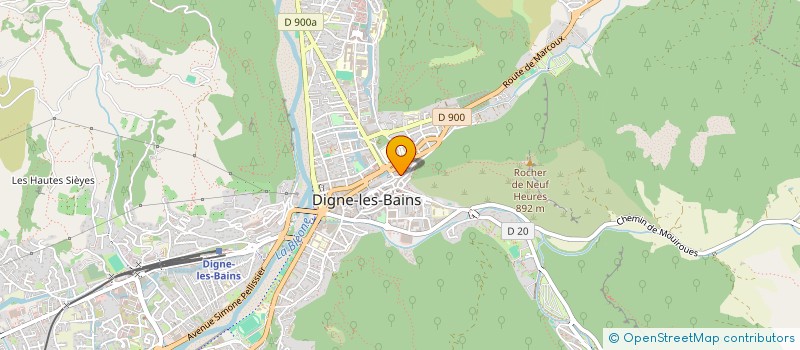 localisation de l'entreprise MONSIEUR JEANPATRICK RAMPON à DIGNE-LES-BAINS