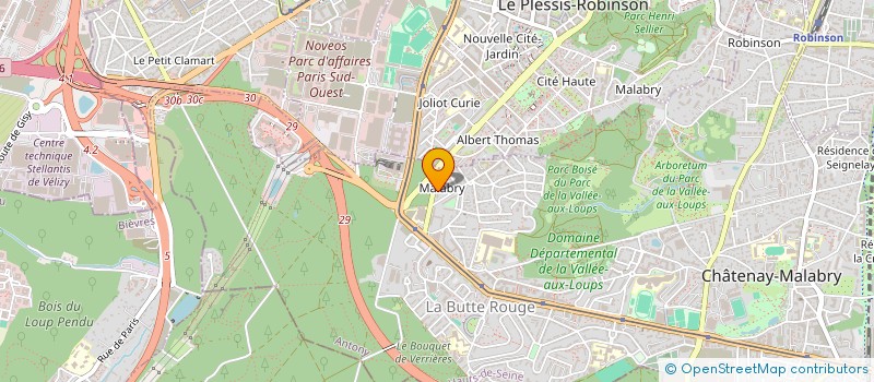 localisation de l'entreprise MONSIEUR JEANPIERRE LIMERY  CHATENAY-MALABRY