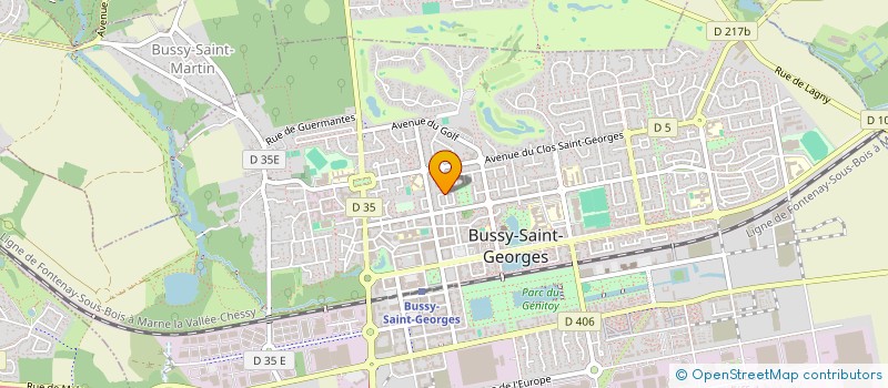 localisation de l'entreprise MONSIEUR JEANPIERRE SHENG  BUSSY-SAINT-GEORGES