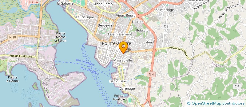 localisation de l'entreprise MONSIEUR JEANSEAU JOURDIN à POINTE A PITRE