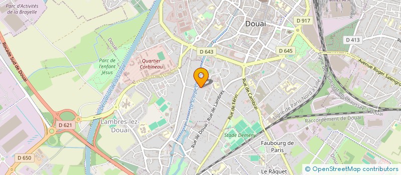 localisation de l'entreprise MONSIEUR JEANSY MANGA DIANDAYA  DOUAI