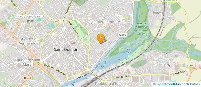 localisation de l'entreprise MONSIEUR JEANY JAWAD  SAINT-QUENTIN