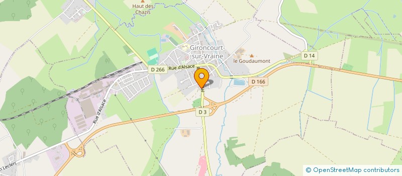 localisation de l'entreprise MONSIEUR JEASON FARIGU  GIRONCOURT-SUR-VRAINE