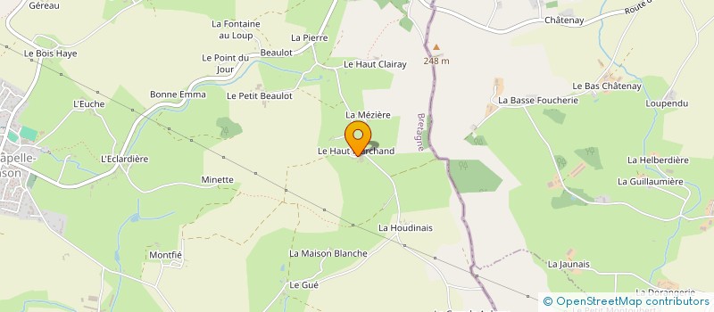 localisation de l'entreprise MONSIEUR JEDE KISHTOO  LA CHAPELLE-FLEURIGNE