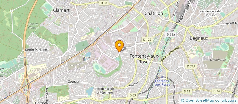 localisation de l'entreprise MONSIEUR JEERI SALL à FONTENAY-AUX-ROSES