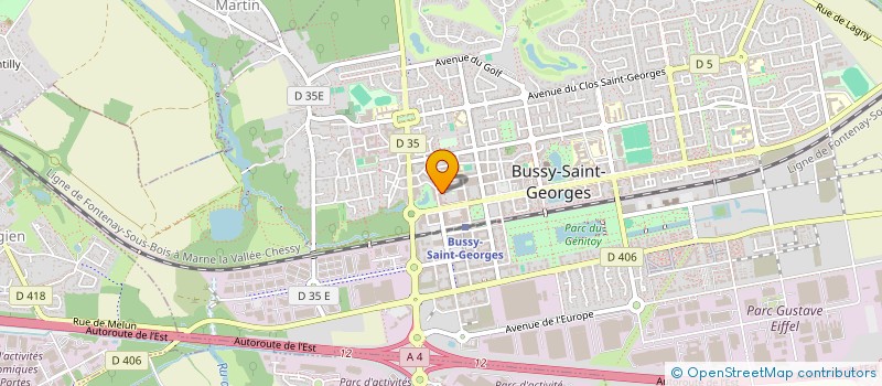 localisation de l'entreprise MONSIEUR JEEVANESHAN MYLVAGANAM  BUSSY-SAINT-GEORGES