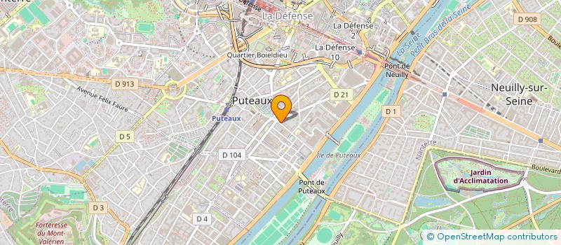 localisation de l'entreprise MONSIEUR JEEVENDRA SANJEEWA LAHANDA PURAGE  PUTEAUX