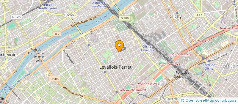 localisation de l'entreprise MONSIEUR JEEWANTHA HANDUNGE à LEVALLOIS-PERRET