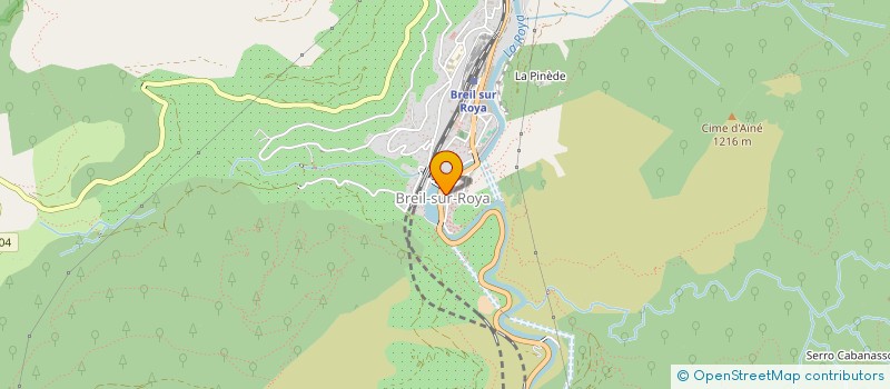 localisation de l'entreprise MONSIEUR JEF MATHIEU  BREIL-SUR-ROYA