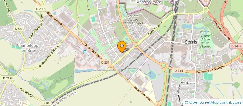 localisation de l'entreprise MONSIEUR JEFERSON DE JESUS PINTO  MONTEVRAIN